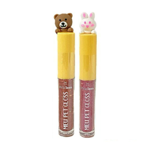 2 UNDS LIP GLOSS MEU PET GLOSS MIA MAKE