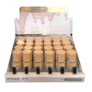 CORRETIVO COBERTURA CONSTRUÍVEL PINK 21 CX 24 PÇS