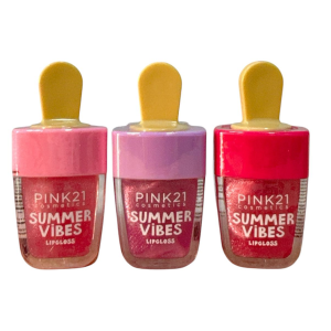 3 UNDS LIP GLOSS SUMMER VIBES PINK 21