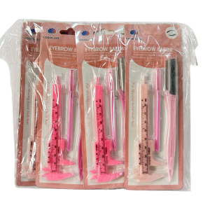 KIT PARA SOBRANCELHA COM PAQUIMETRO COQUILLES PCT 12 PÇS