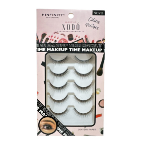 CILIOS POSTIÇOS MAKE UP X20-5 XODO 5 PARES HINFINITY