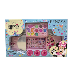 PALETA DE SOMBRAS E BATOM DISNEY MINNIE FENZZA
