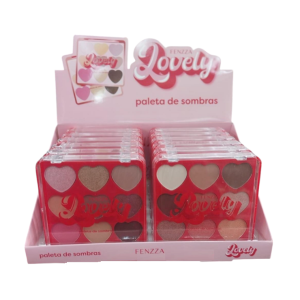 PALETA DE SOMBRAS LOVELY FENZZA CX 12 PÇS