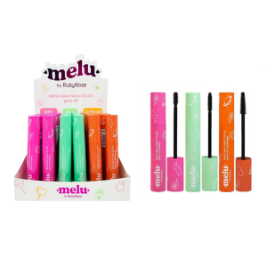 MÁSCARA PARA CÍLIOS PEEL OFF MELU BY RUBY ROSE CX 36 PÇS
