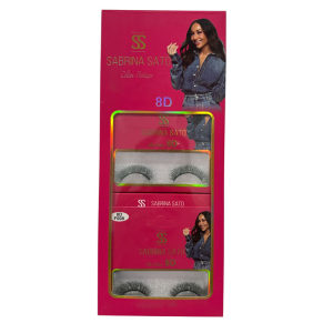 CILIOS POSTIÇOS 8D SABRINA SATO CX 10 PÇS