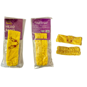 FAIXA DE CABELO LOONEY TUNES TWEETY MISS FRANDY