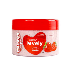 ESFOLIANTE CORPORAL LOVELY MORANGO/COLAGENO POTE FACE BEAUTIFUL