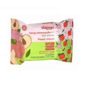 LENÇO DEMAQUILANTE PEACH CLEAN DAPOP