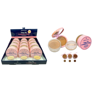 DUO PÓ COMPACTO E SOLTO ANTIOXIDANTE MIA MAKE CX 12 PÇS