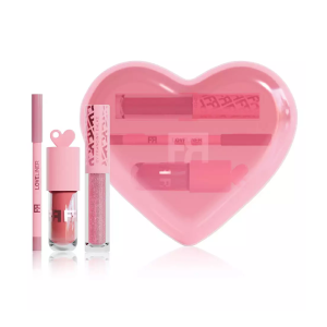 KIT GLOSS LABIAL E LÁPIS LOVE FRANCINY
