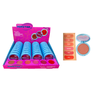 BLUSH COMPACTO PLAYBACK POPSTAR RUBY ROSE CX 36 PÇS