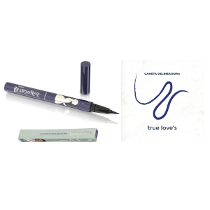 CANETA DELINEADORA BRANCA DE NEVE FENZZA