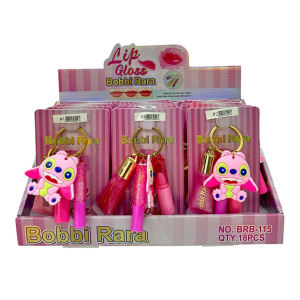 LIP GLOSS E LIP OIL COM CHAVEIRO BOBBI RARA CX 18 PÇS