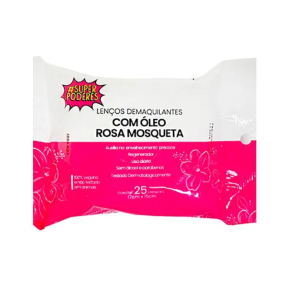 LENÇO COM ÓLEO ROSA MOSQUETA SUPER PODERES