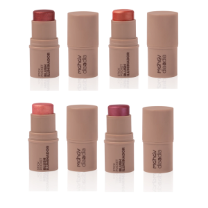 4 UNDS BLUSH ILUMINADOR STICK POCKET DIA A DIA MAHAV