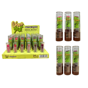 BATOM STICK CHOCO PIST MISS ROSE CX 24 PÇS