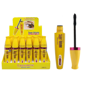 MASCARA PARA CILIOS SUPER VOLUME LUA E NEVE CX 24 PÇS