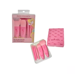 KIT DE MINI PINCEIS PARA MAQUIAGEM LOLA BUNNY MISS FRANDY