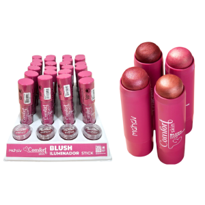 BLUSH ILUMINADOR STICK CONFORT MAHAV CX 36 PÇS