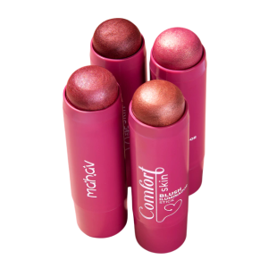 4 UNDS BLUSH ILUMINADOR STICK CONFORT MAHAV