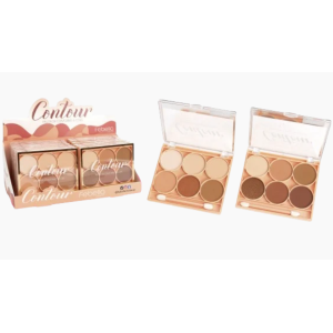 PALETA DE CONTORNO CONTOUR 6 CORES FEBELLA CX 12 PÇS