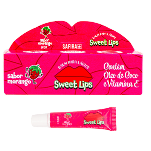 LIP BALM SWEET LIPS MORANGO SAFIRA