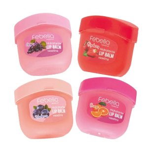4 UNDS LIP BALM HIDRATANTE FEBELLA