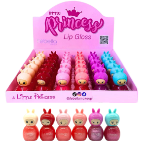 LIP GLOSS LITTLE PRINCESS FEBELLA CX 36 PÇS