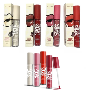 4 UNDS GLOSS VOLUME LABIAL SOS BOCÃO VIVAI