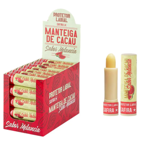 MANTEIGA DE CACAU MELANCIA SAFIRA CX 35 PÇS