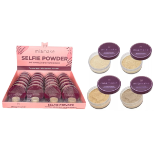 PÓ TRANSLÚCIDO MICRONIZADO MIA MAKE CX 24 PÇS