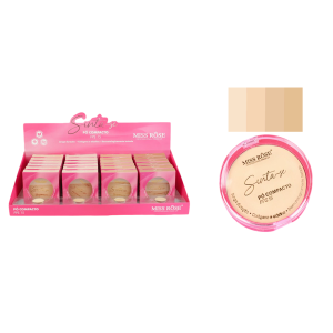 PO COMPACTO MATTE SINTA SE MISS ROSE CX 24 PÇS