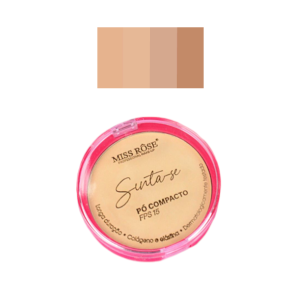 4 UNDS PO COMPACTO MATTE SINTA SE MISS ROSE