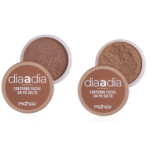 2 UNDS CONTORNO FACIAL EM PO SOLTO MAHAV