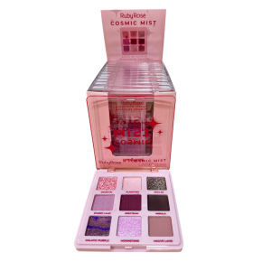 PALETA DE SOMBRAS COSMIC MIST RUBY ROSE CX 12 PÇS