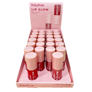 LIP OIL GLOW RUBY ROSE CX 24 PÇS