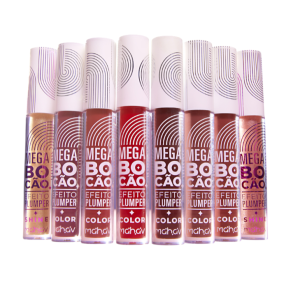 8 UNDS GLOSS LABIAL MEGA BOCAO EFEITO PLUMPLER COLOR MAHAV